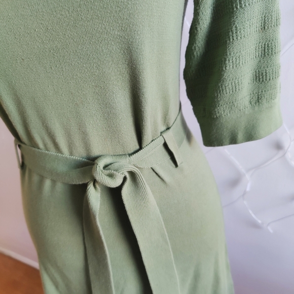 Banana Republic Knit Mini Dress / Sage Green / Small - Picture 3 of 6